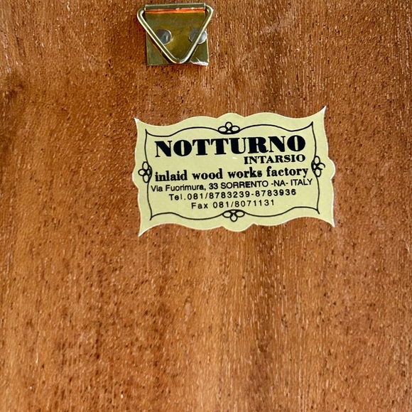 Cadre marqueterie bois italienne - Picture 2 of 4